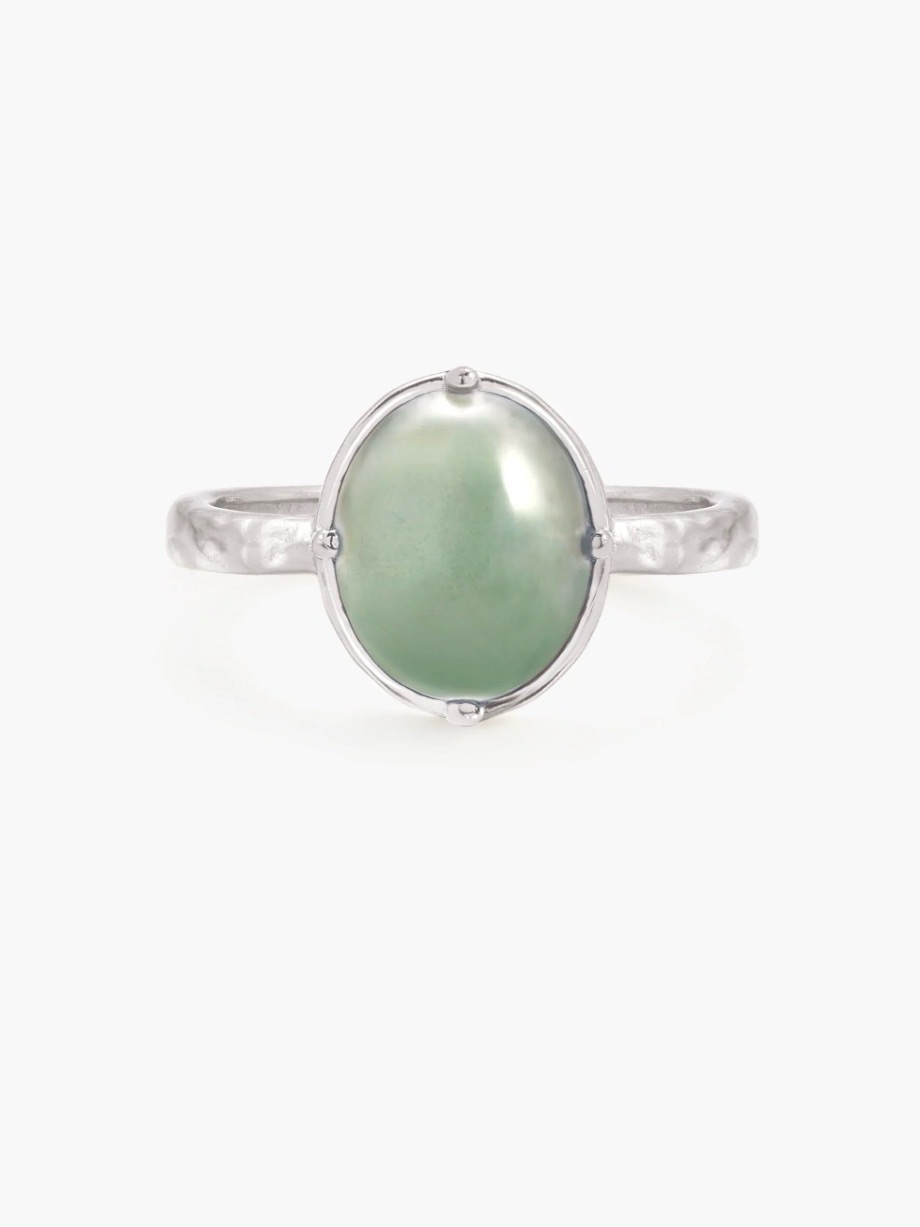 En Route Jewelry Silver Adventurine Ring
